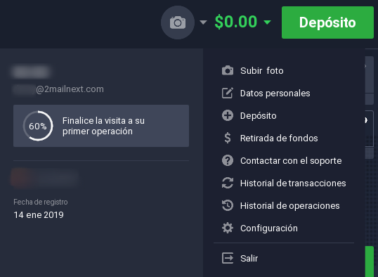 Estado cuenta real iq option