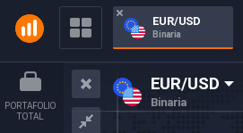 Selección de activo iq option
