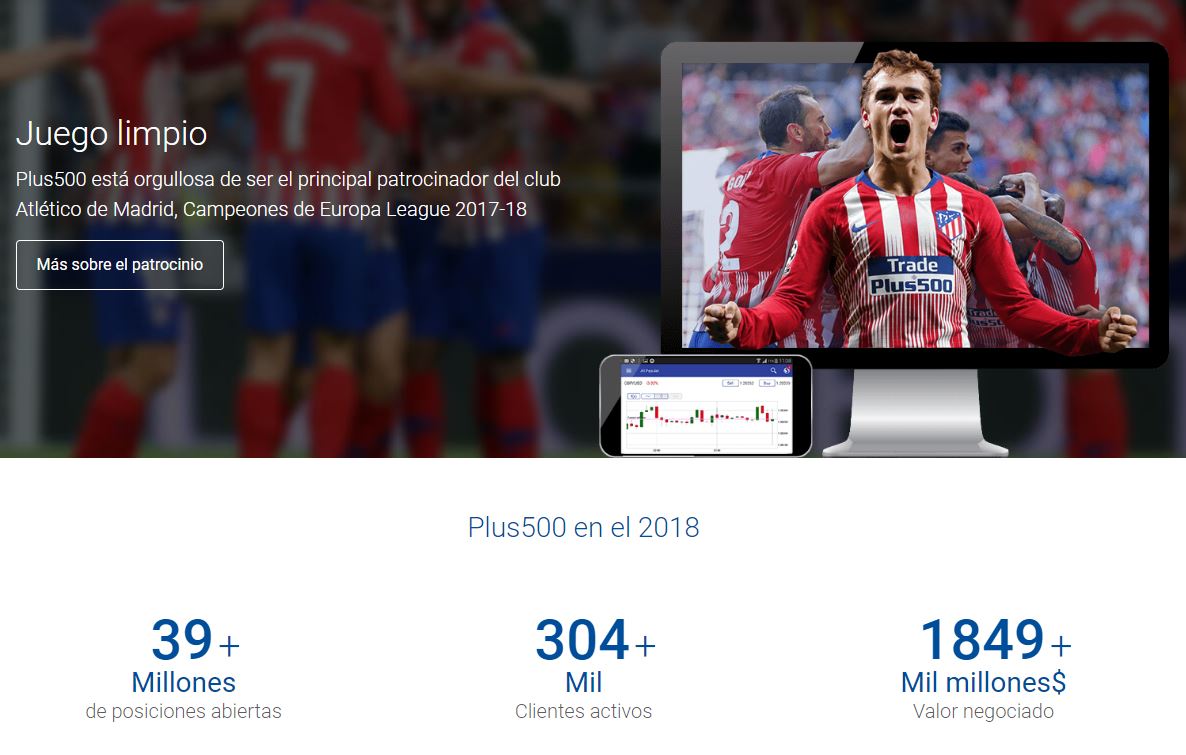 Sesión Plus500