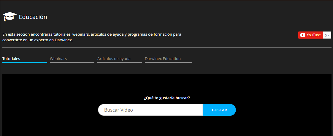 sección de formación de darwinex