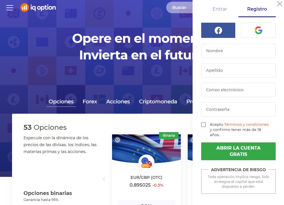 Formulario de registro