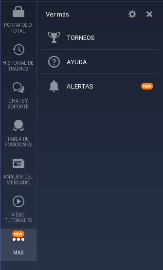 Funciones adicionales plataforma IQ option