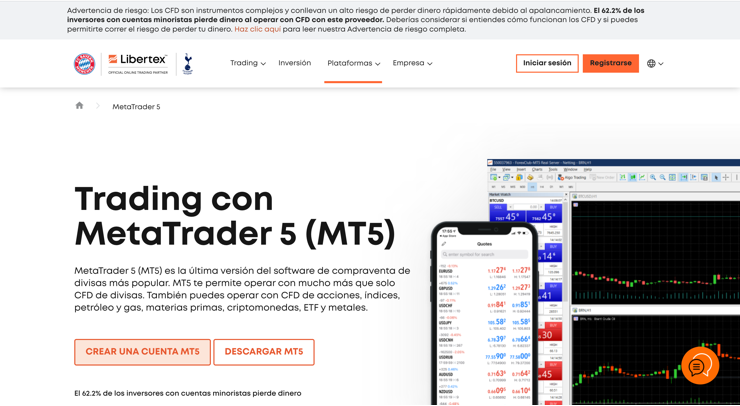plataforma libertex mt5