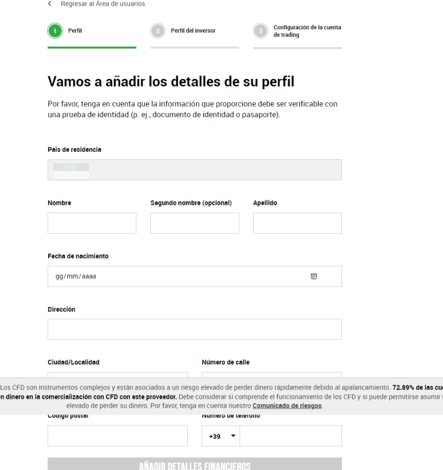 deposito minimo xm verificar cuenta