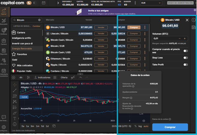 configurar comprar bitcoins
